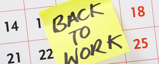 OPERAZIONE “BACK TO WORK”: DAL SOLE DELLE VACANZE ALLA PIOGGIA DELLE MAIL ARRETRATE